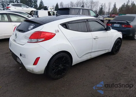 2013 Hyundai Veloster Base W/Gray z USA, uszkodzony, nr VIN KMHTC6AD4DU126669